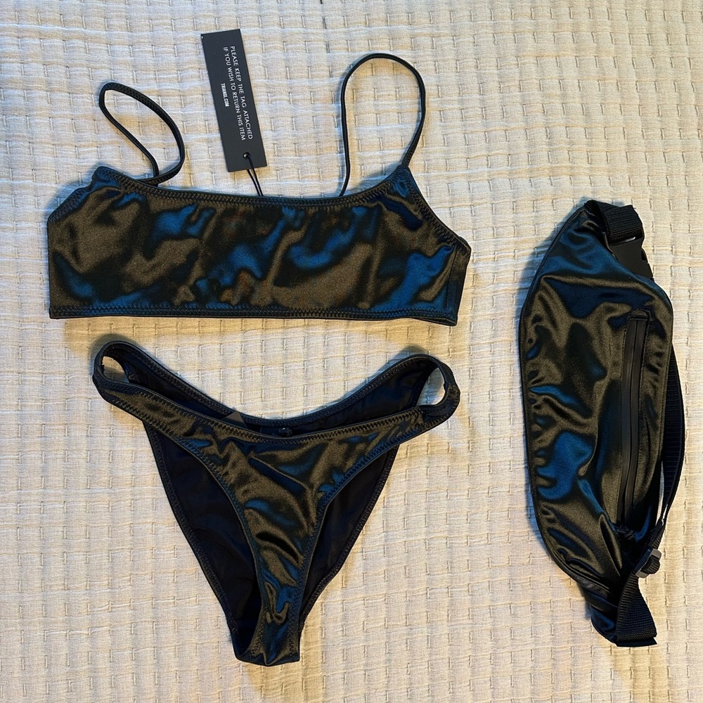NWT Triangl Myles Bikini Noir Small/XS